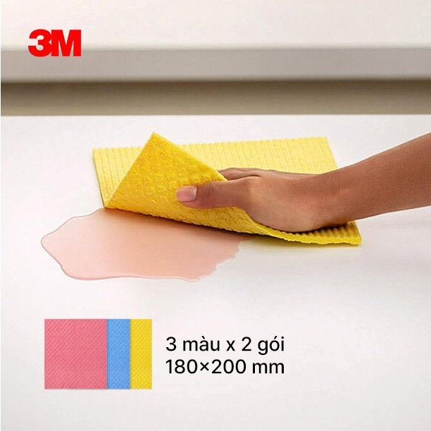 Scotch-brite™ khăn lau đa năng - 18 cm x 20 cm - 3 cái/gói
